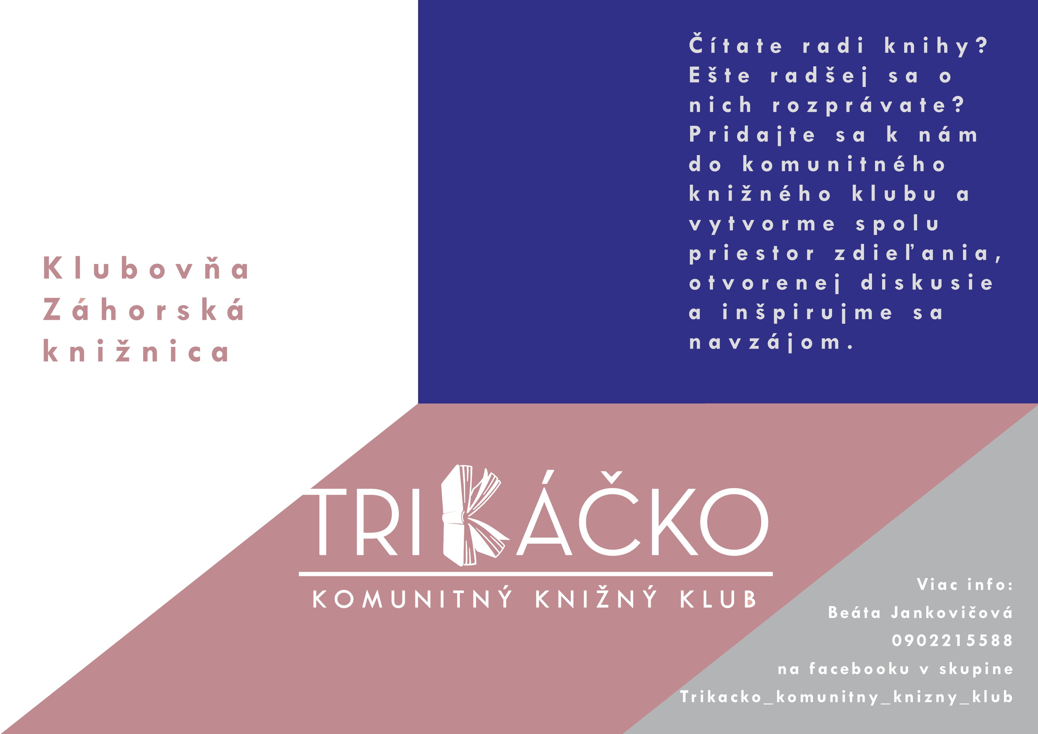 Komunitný knižný klub TriKáčko